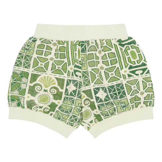 Gedruckte Shorts | Grün