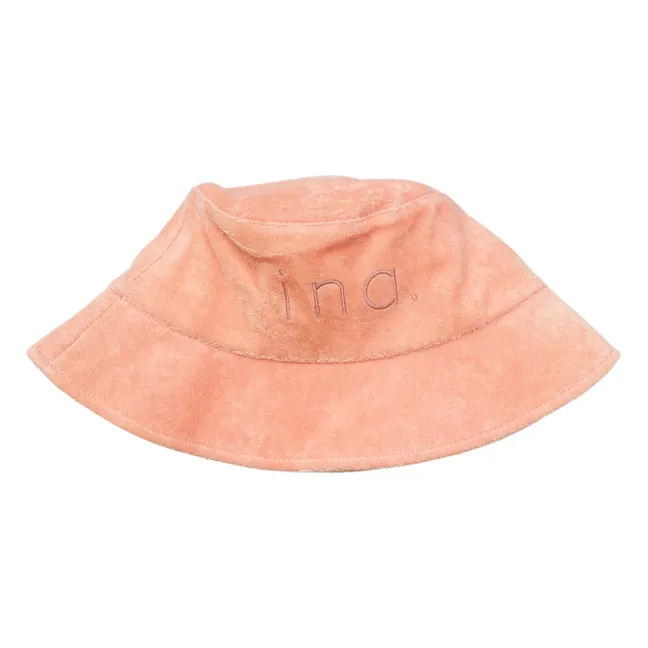 Sorbet Terry Cloth Bucket Hat | Apricot