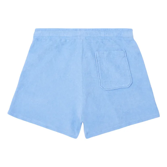 Pantalones cortos de rizo Timoe | Azul Cielo