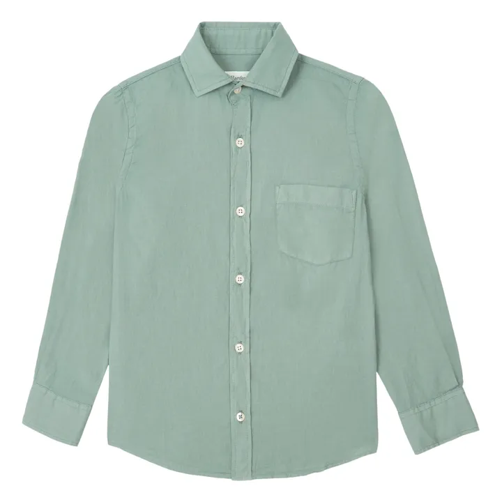 Camisa de algodón Paul Pat | Verde Kaki- Imagen del producto n°0