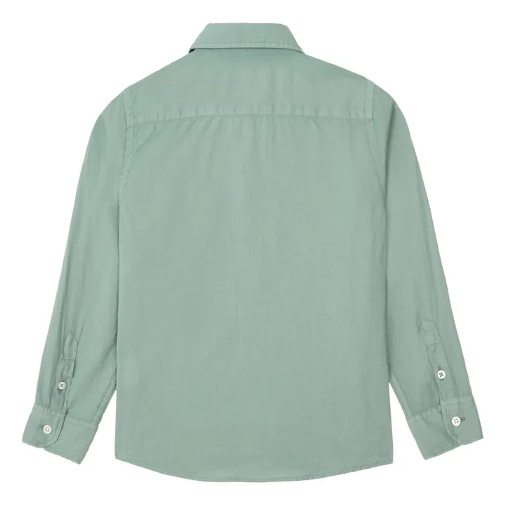 Camisa de algodón Paul Pat | Verde Kaki- Imagen del producto n°2