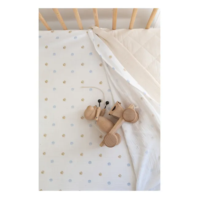 Seaside fitted sheet in organic cotton | Seaside
