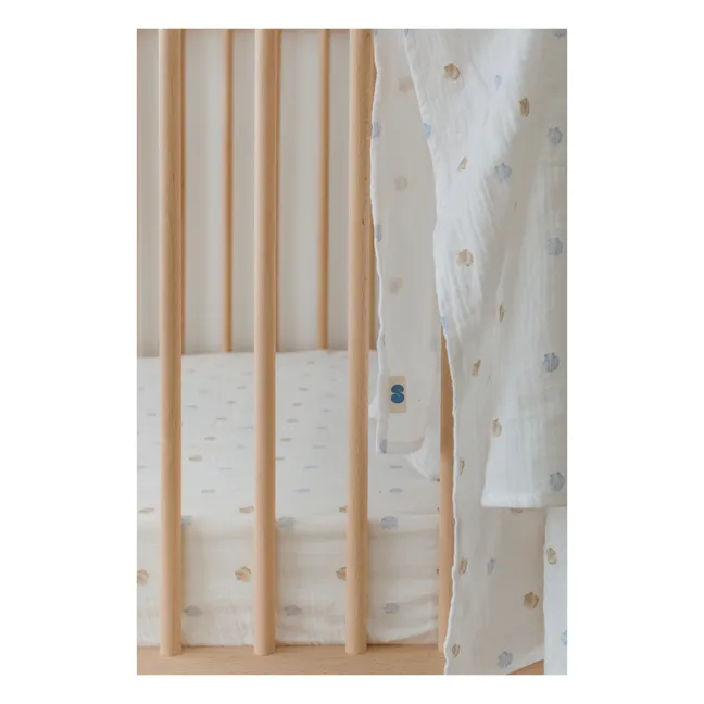 Seaside fitted sheet in organic cotton | Seaside