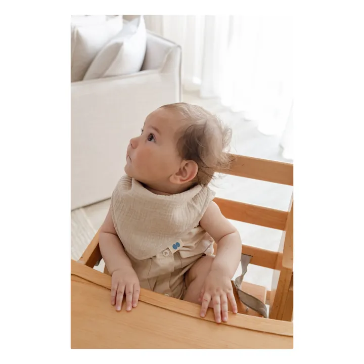 Bavoirs bandana Seaside en coton bio - Set de 3 | Seaside- Image produit n°4