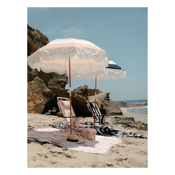 Parasol frangé Holiday | Rose- Image produit n°1
