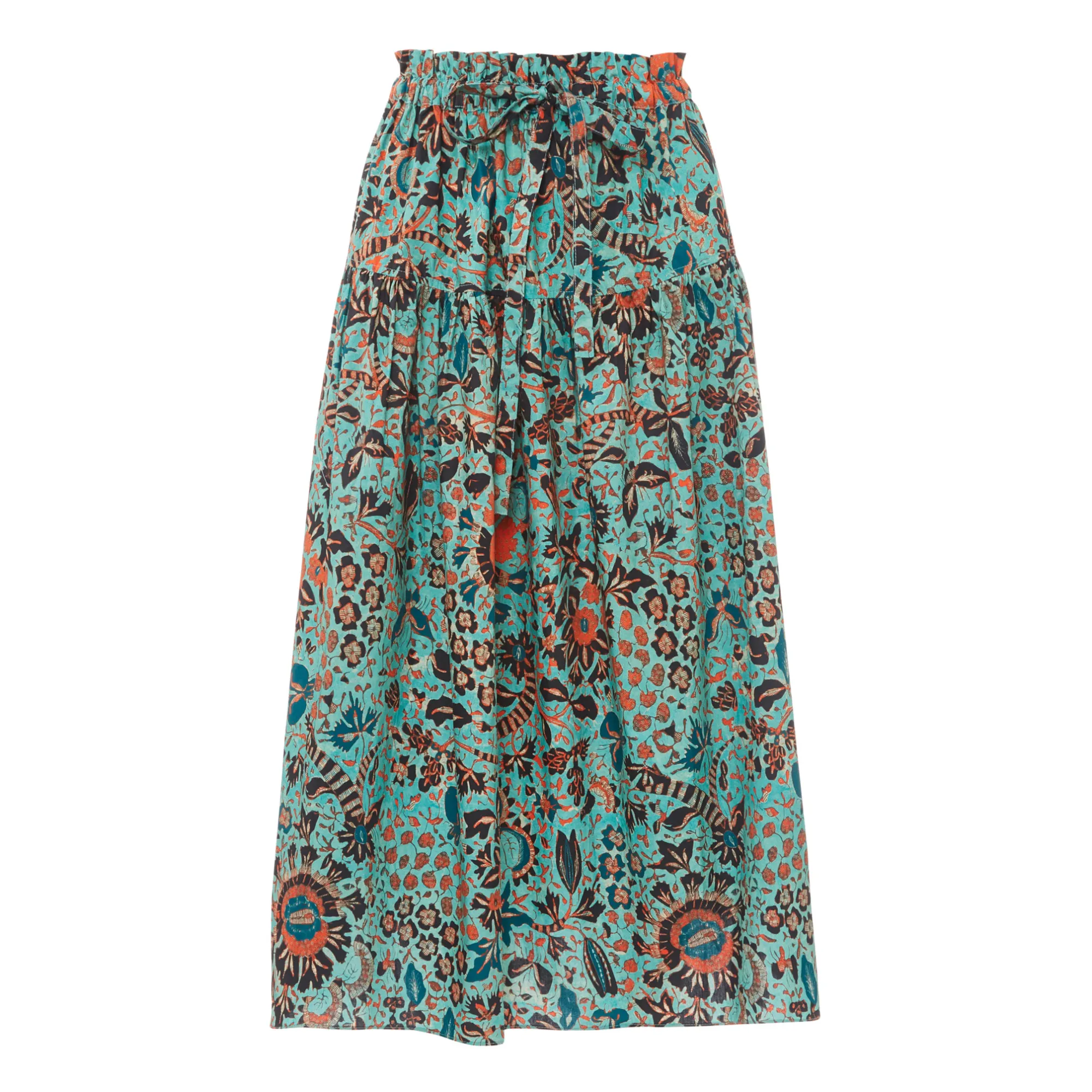 Ulla Johnson Jade Green Fernanda Skirt