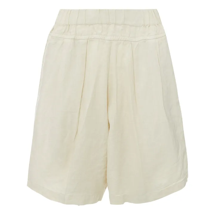 Pantaloncini in lino Carpenter | Bianco- Immagine del prodotto n°0