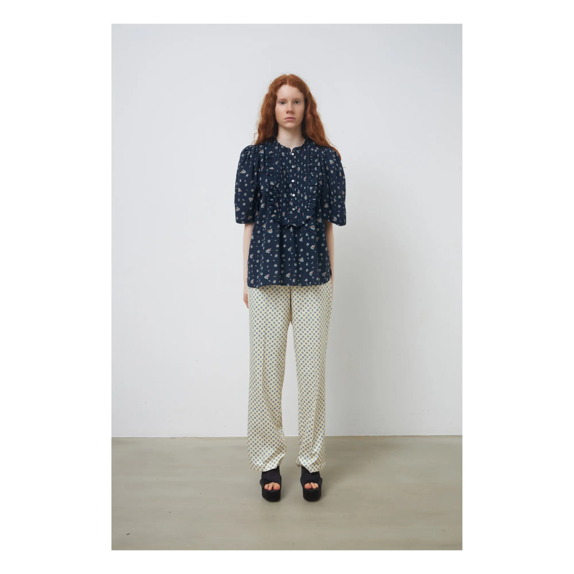 Stella Nova Navy Blue Numa Blouse