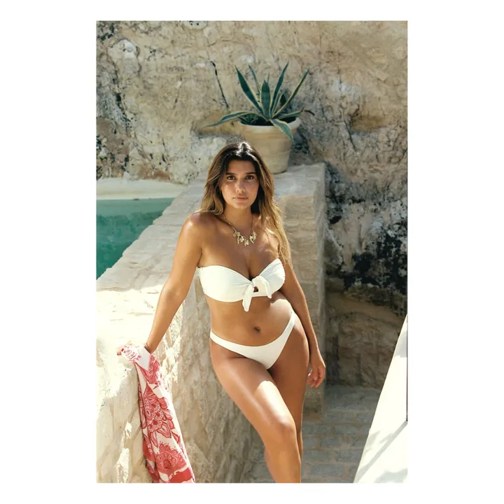Bas de Maillot Camilla | Blanc cassé- Image produit n°1
