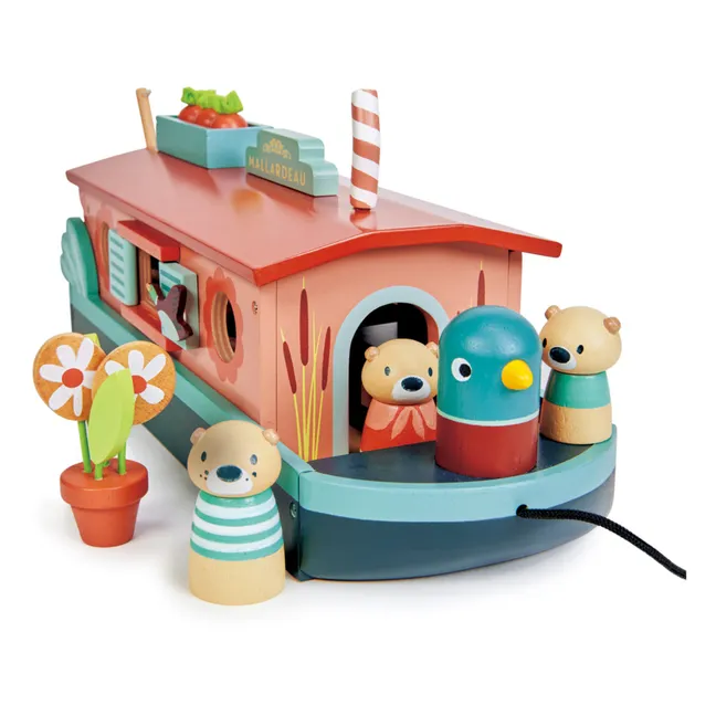 Otter family barge