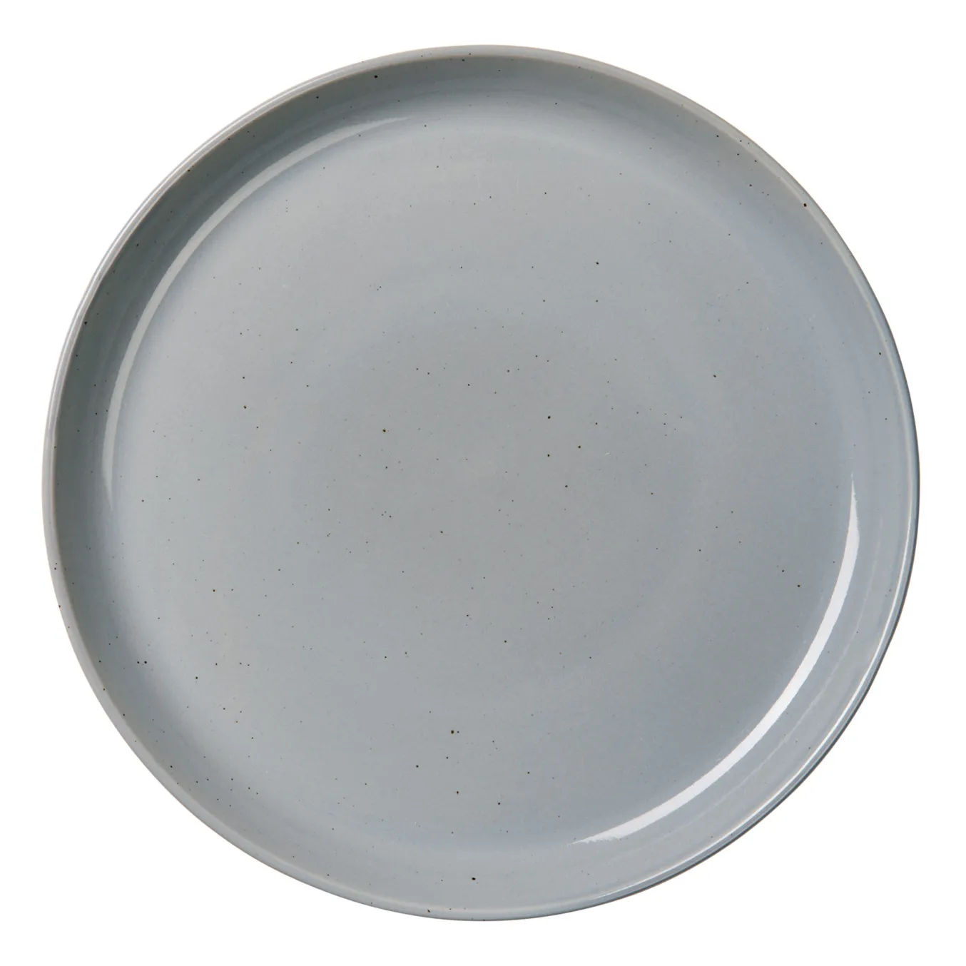 Broste Copenhagen Grey Blue Eli Plate