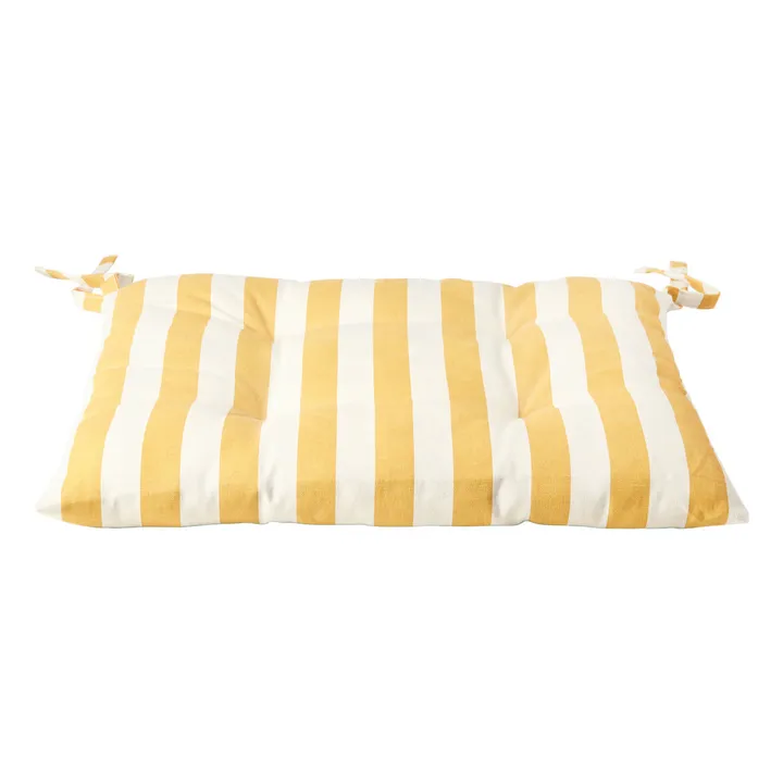 Franca Cotton Chair Cushion | Sunflower Yellow- Product image n°2