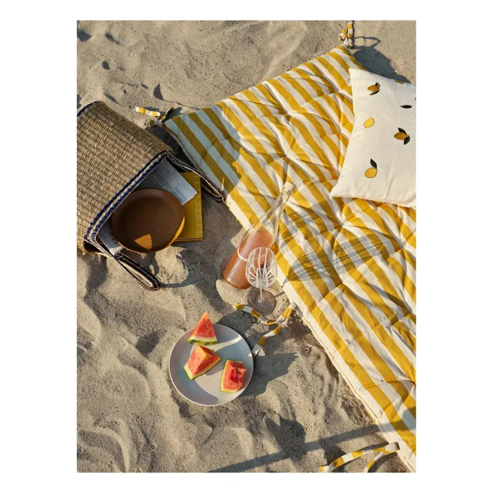 Matelas de plage Franca | Jaune tournesol- Image produit n°2