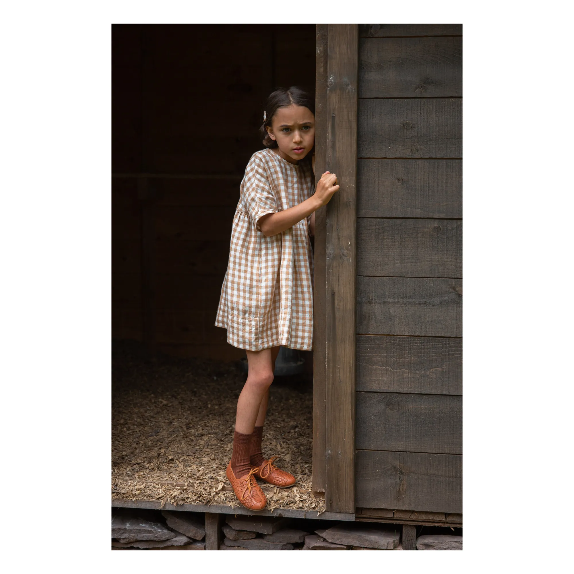 SOOR PLOOM Millie dress gingham 6y