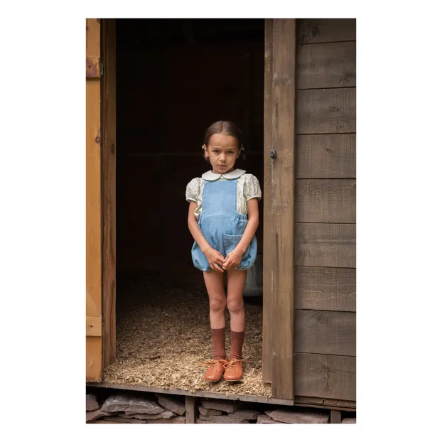 ボトムス SOOR PLOOM/OONA ROMPER 2Y Oona Romper, Embroidered Denim - Soor Ploom | Hello1234