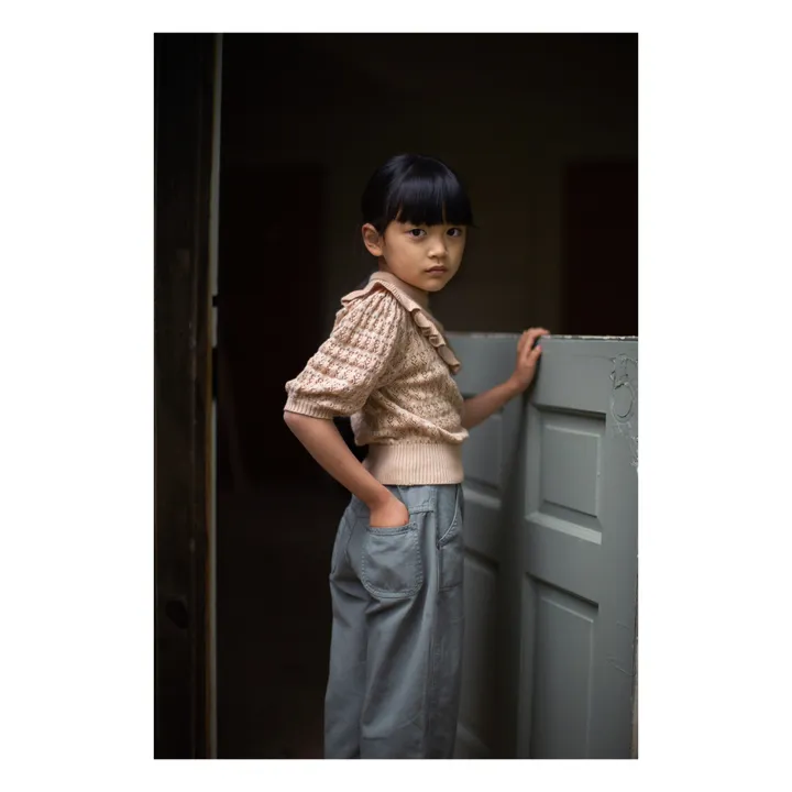 Nova Cotton & Linen Pants | Khaki- Product image n°2