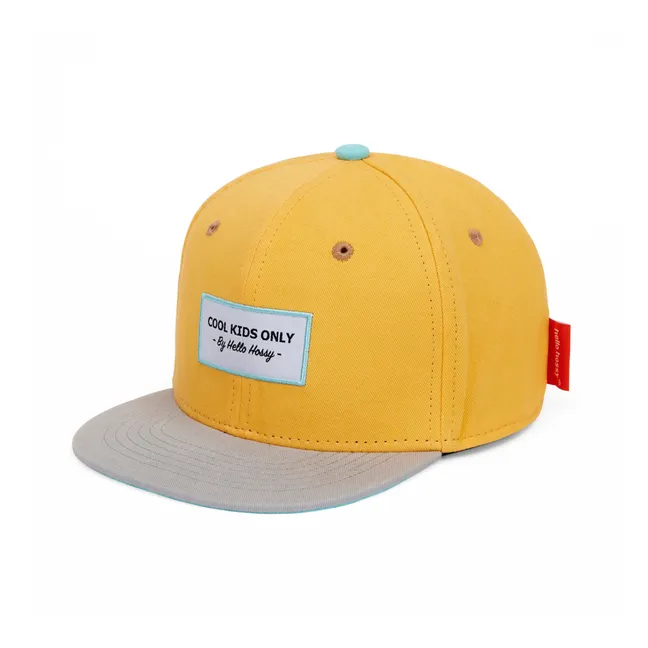 Plain Flat Visor Cap | Yellow