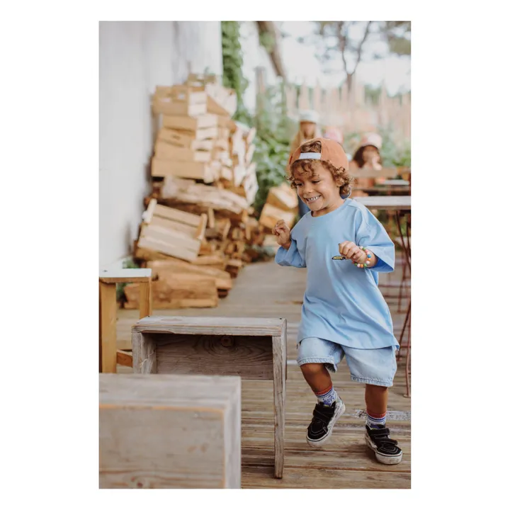 Plain Flat Visor Cap | Orange Rouille- Product image n°1