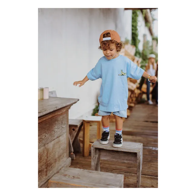 Casquette Visière Plate Unie | Orange Rouille