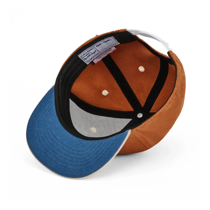 Plain Flat Visor Cap | Orange Rouille- Product image n°7