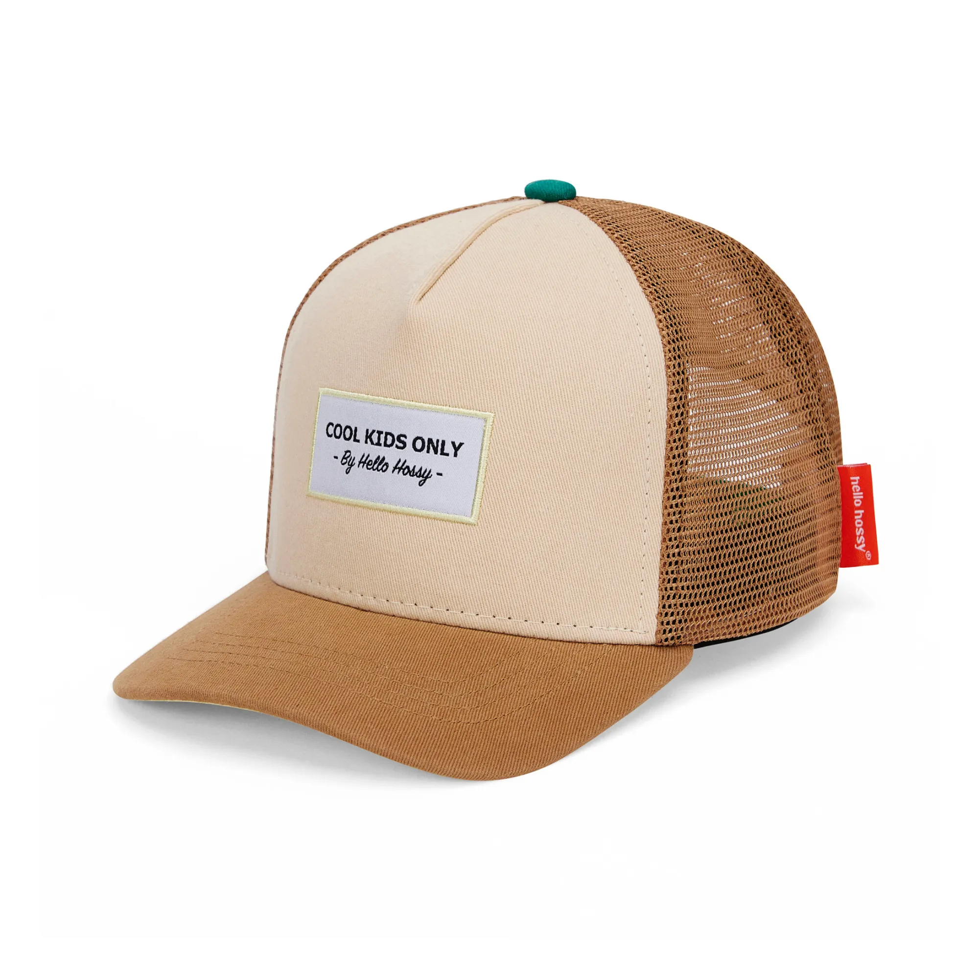 Hello Hossy Camel Plain Trucker Cap