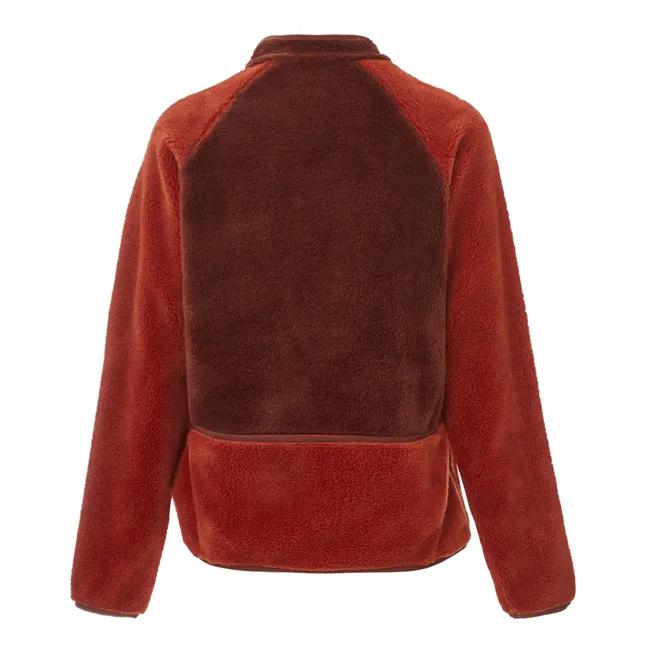 Giacca Puzzle in pile | Rosso