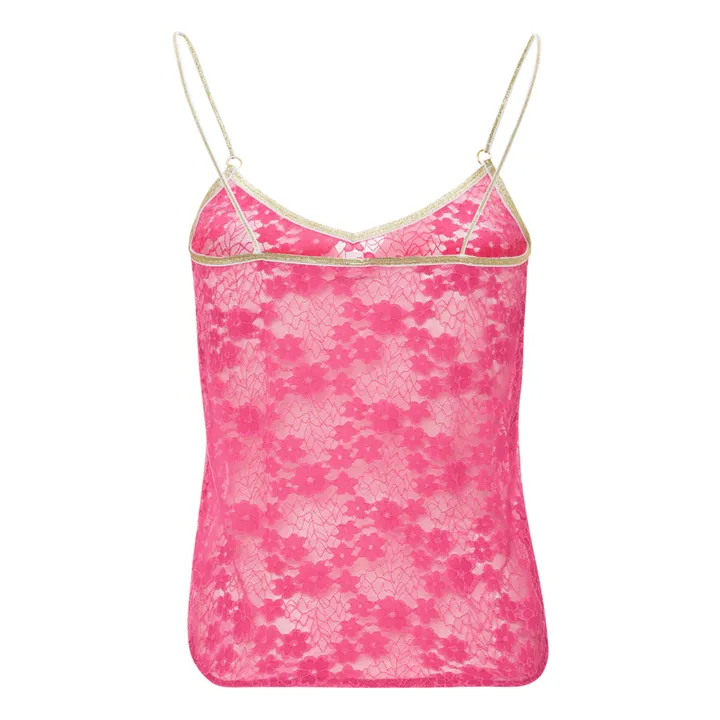Suzanne Lace Top | Pink- Product image n°1