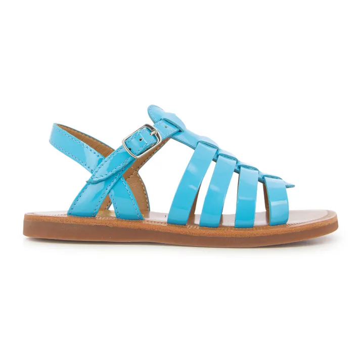 Sandalen Plagette Strap | Blau- Produktbild Nr. 0