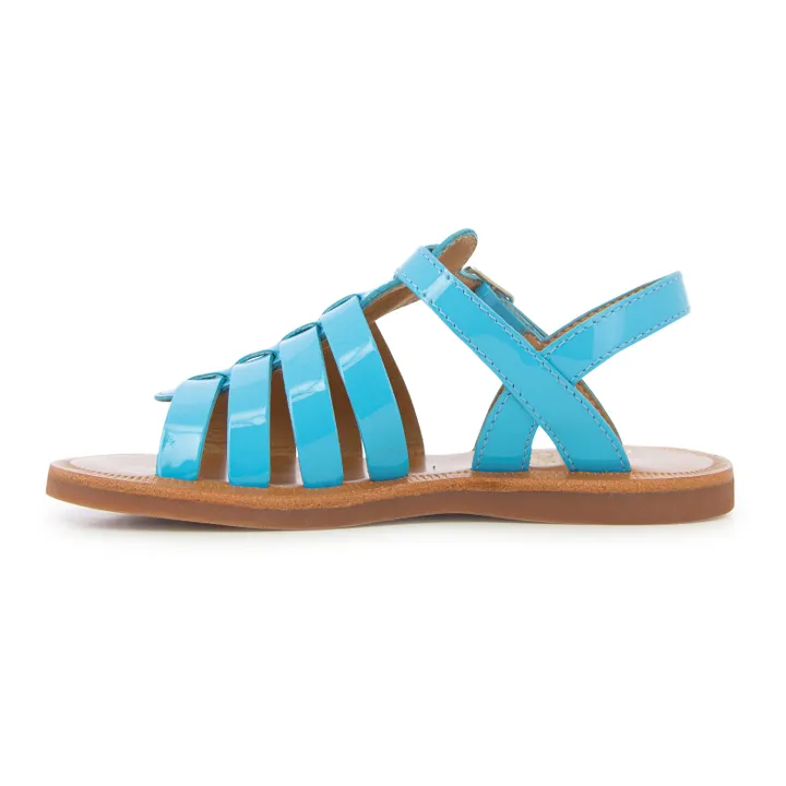 Sandalen Plagette Strap | Blau- Produktbild Nr. 3