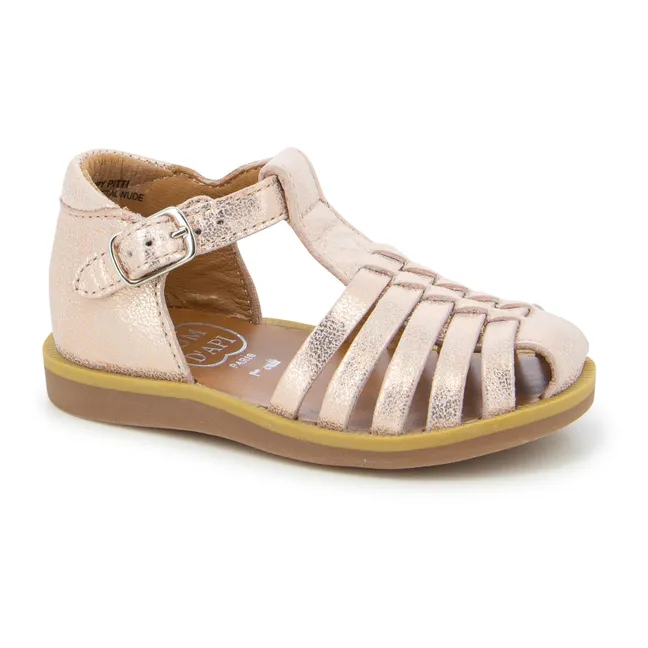Sandales Poppy Pitti | Or rose