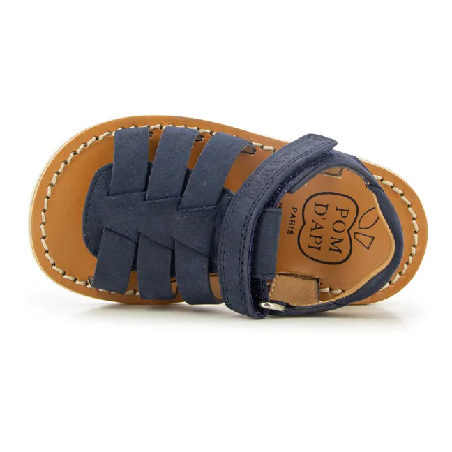 Waff New Boy Sandals | Navy blue
