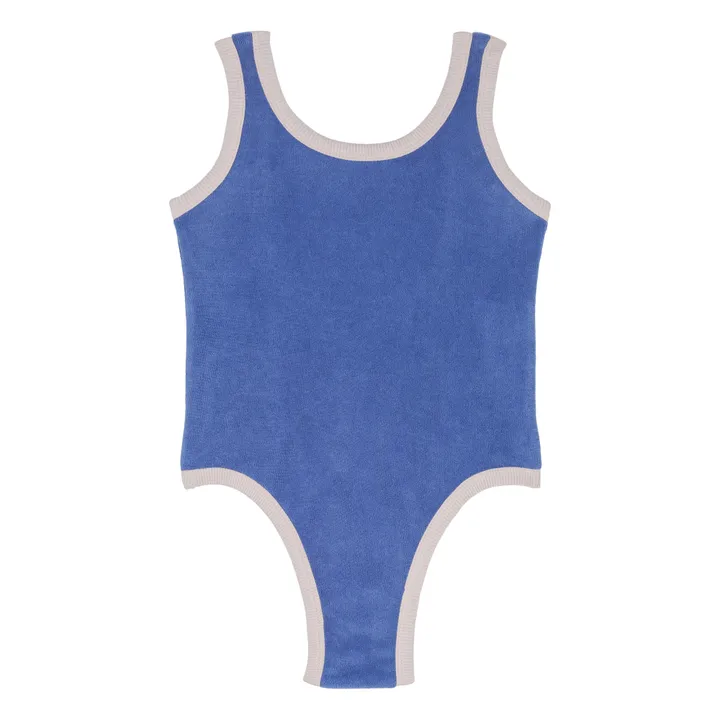Gigi Organic Cotton Terry Swimsuit | Royal blue- Product image n°0