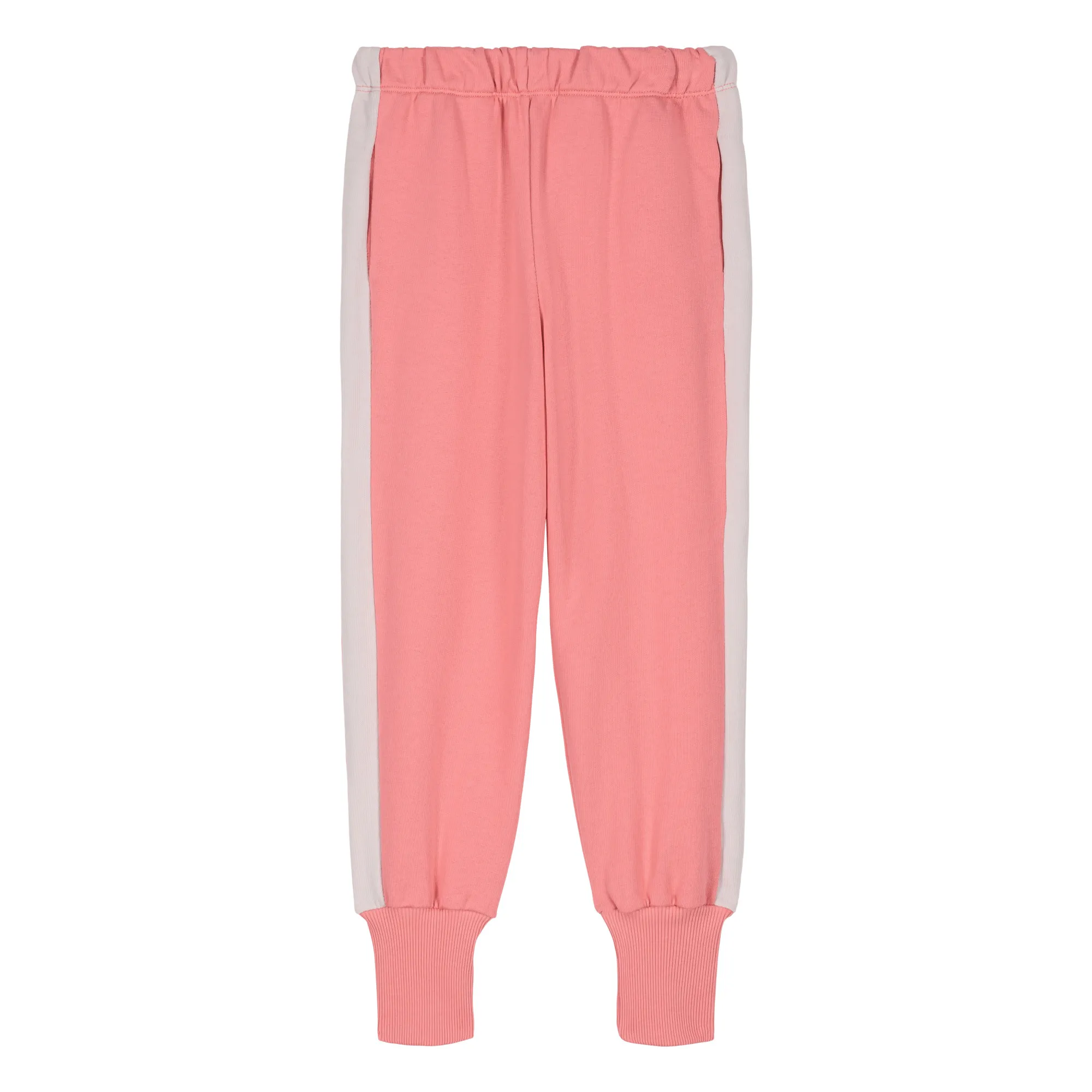 We Are Kids Pink Charles Organic Cotton Flannel Joggers