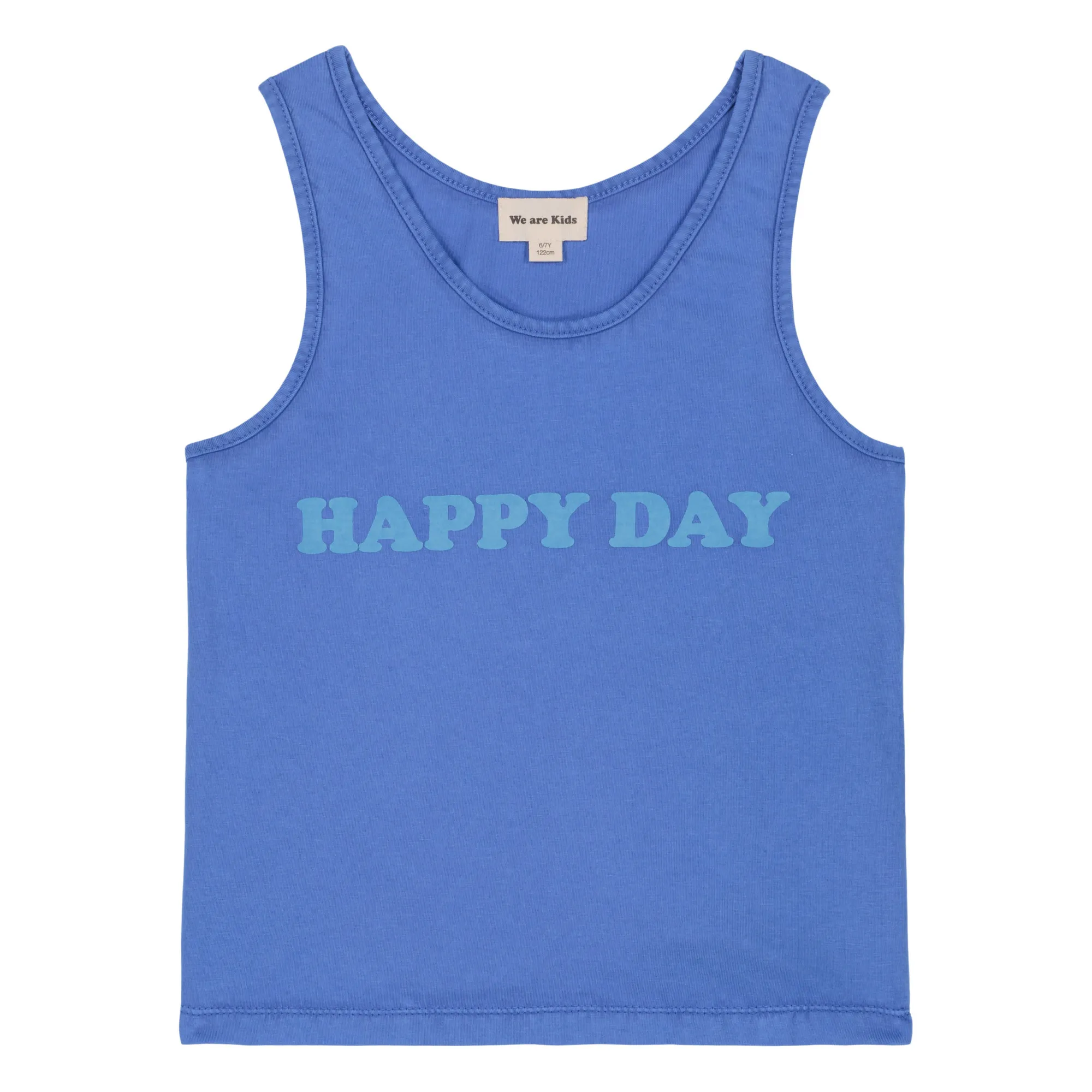We Are Kids Royal Blue Marcel Organic Cotton Tank Top
