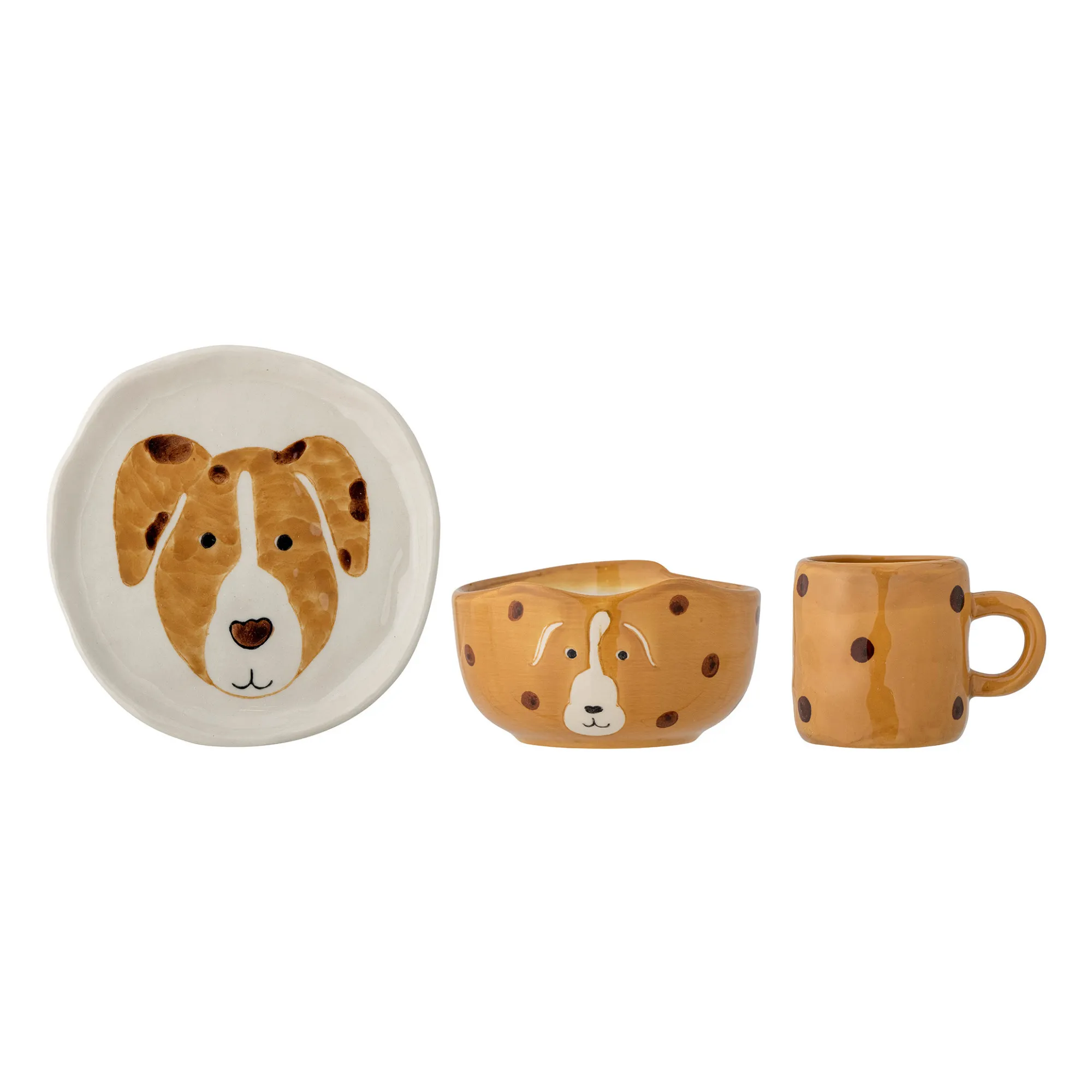 Bloomingville Mini Brown Fenix Tableware Set