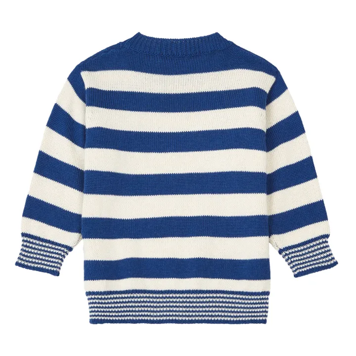 Striped Jumper | Navy blue- Product image n°1