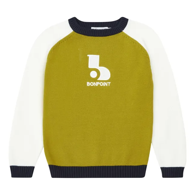 Constant Two-tone Sweater | Ochre