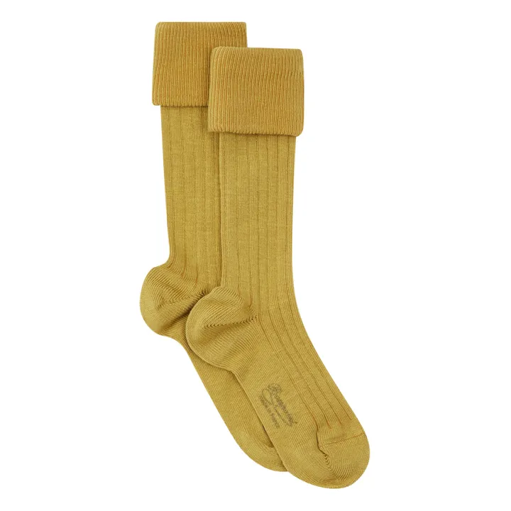 Thorild Socks | Khaki- Product image n°0