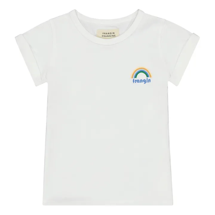 Camiseta de algodón ecológico Loulou | Blanco- Imagen del producto n°0