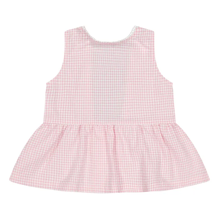 Chloé Gingham Top | Pink- Product image n°0