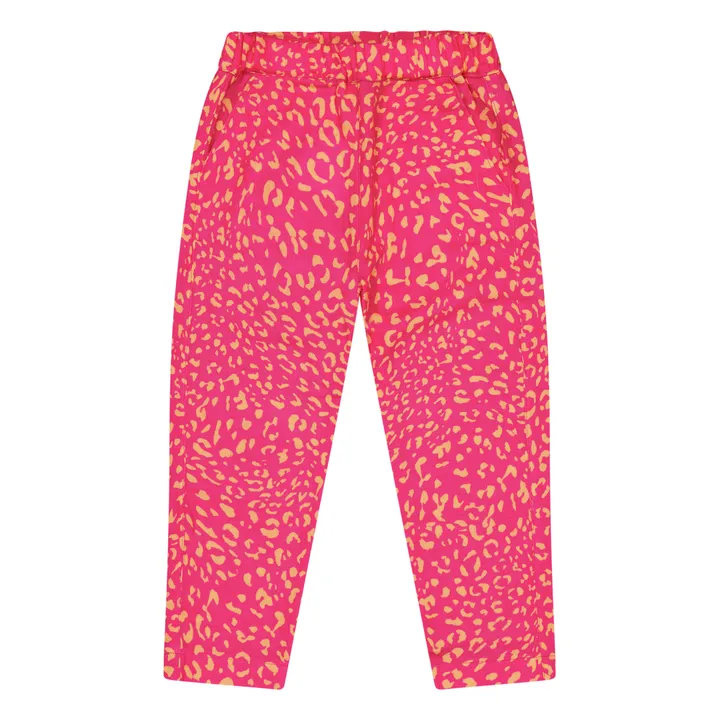 Pantalones con estampado de leopardo Manon | Rosa Fushia- Imagen del producto n°0