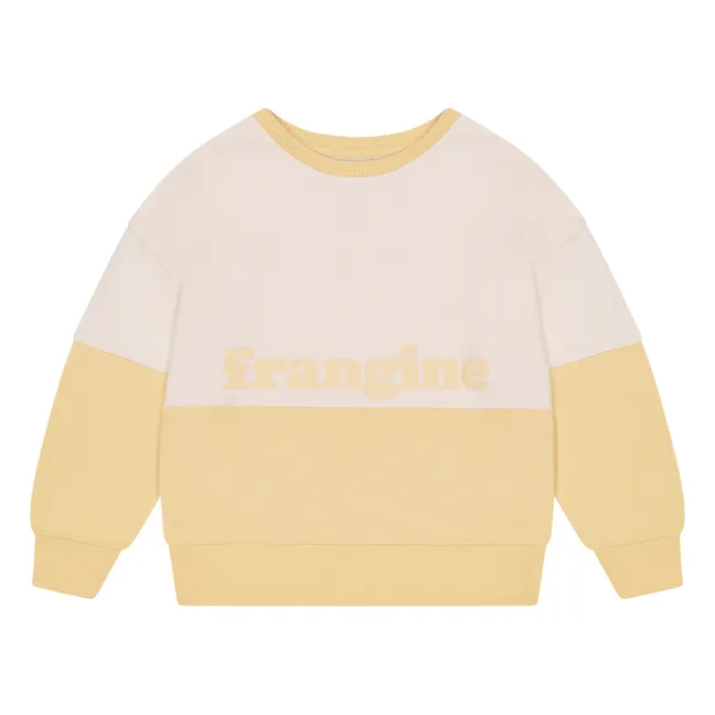 Edith Organic Cotton Sweatshirt | Yellow