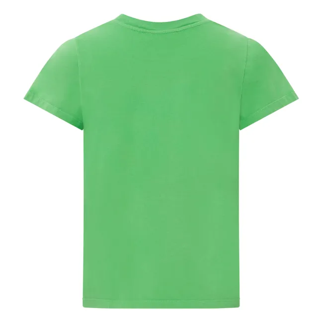 T-Shirt Classic Bedruckt Ritmo de la Noche Bio-Baumwolle | Grassgrün