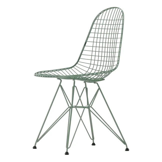Silla Wire DKR - Charles & Ray Eames | Verde arcilla