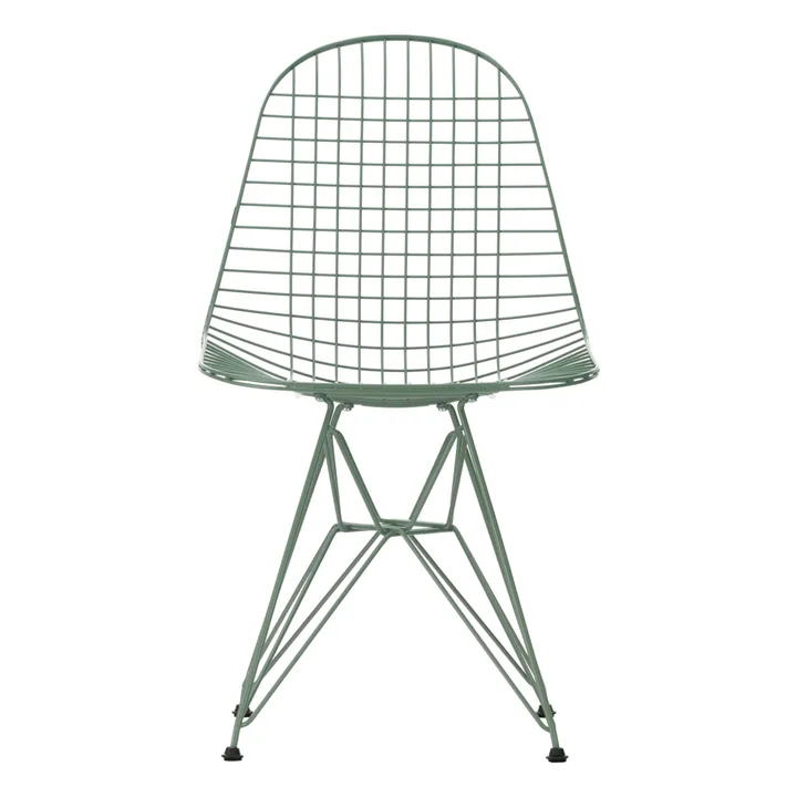 Chaise Wire DKR - Charles & Ray Eames | Vert argile- Image produit n°0