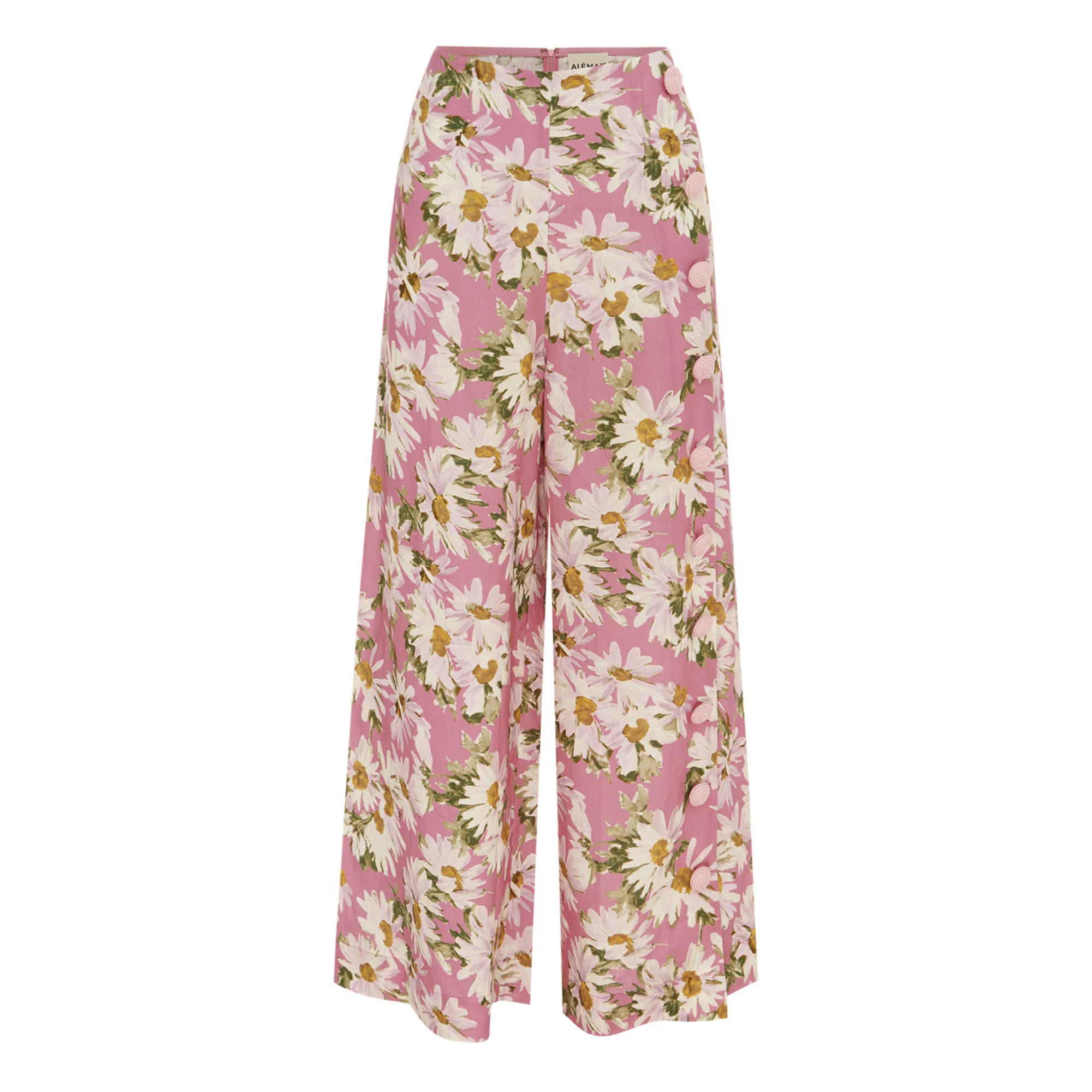 Alémais Pink Maia Linen Pants
