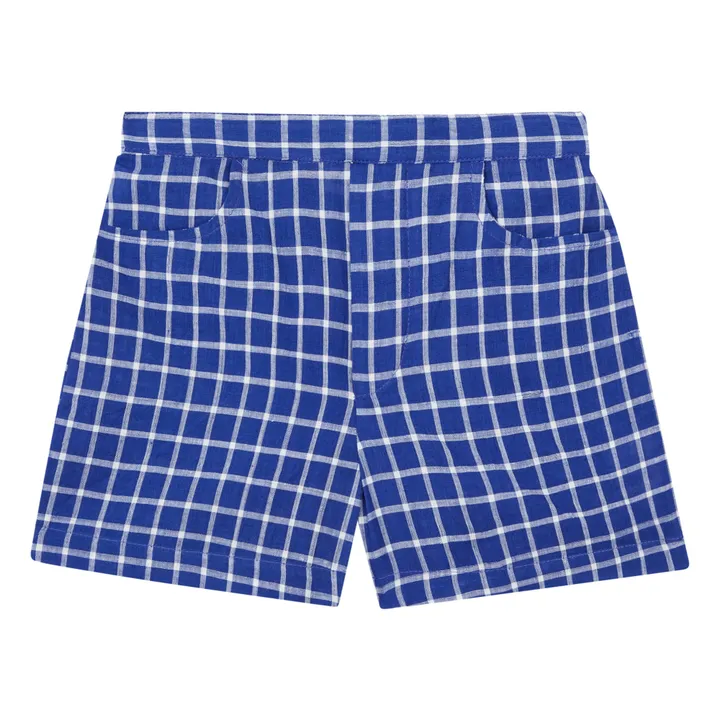 Pantalones cortos a cuadros | Azul Marino- Imagen del producto n°0
