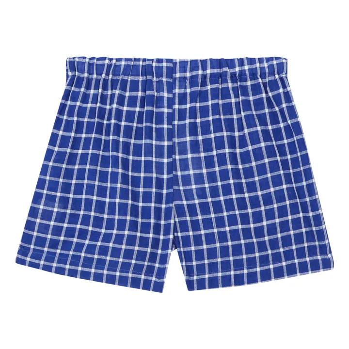 Pantalones cortos a cuadros | Azul Marino- Imagen del producto n°1