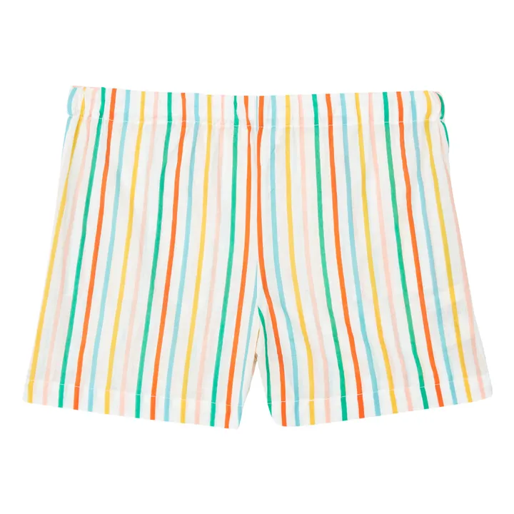 Pantalones cortos a rayas | Crudo- Imagen del producto n°1