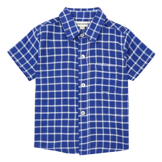 Camisa de cuadros Boys | Azul Marino